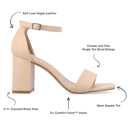 Journee Collection Womens Valenncia Heeled Sandals