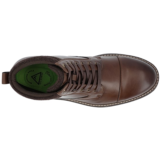 Vance Co Mens Fegan Flat Heel Lace-Up Boots