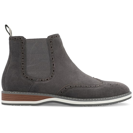 Vance Co Mens Thorpe Flat Heel Chelsea Boots