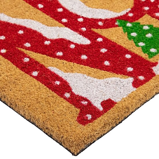 Northlight Noel Natural Coir Indoor Rectangular Doormat