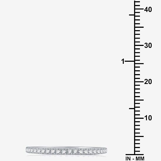 I Said Yes (G / Si1-Si2) Womens 1 CT. T.W. Lab Grown White Diamond Sterling Silver Oval Side Stone Halo Bridal Set