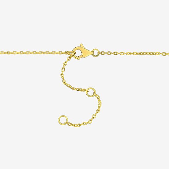 Womens Genuine Yellow Citrine 18K Gold Over Silver Beaded Bracelet