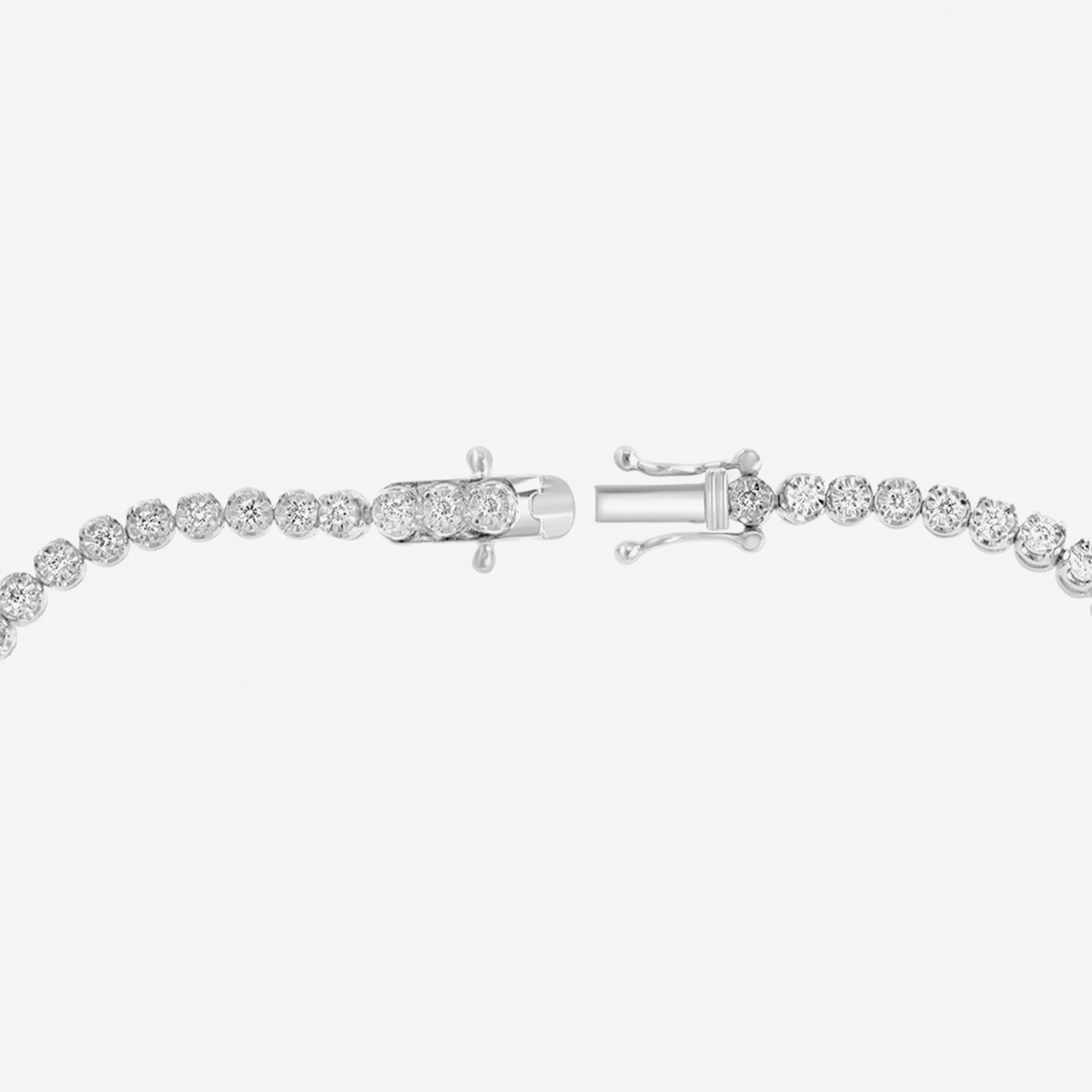 Effy Final Call (H-I / Si1) Womens 1 CT. T.W. Lab Grown White Diamond Sterling Silver 7 Inch Tennis Bracelet