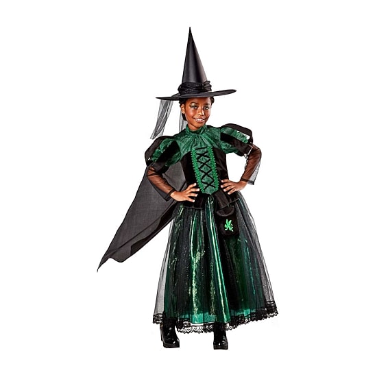 Little & Big Kid Girls Witch Deluxe The Wizard of Oz Wicked 3-pc. Costume Set