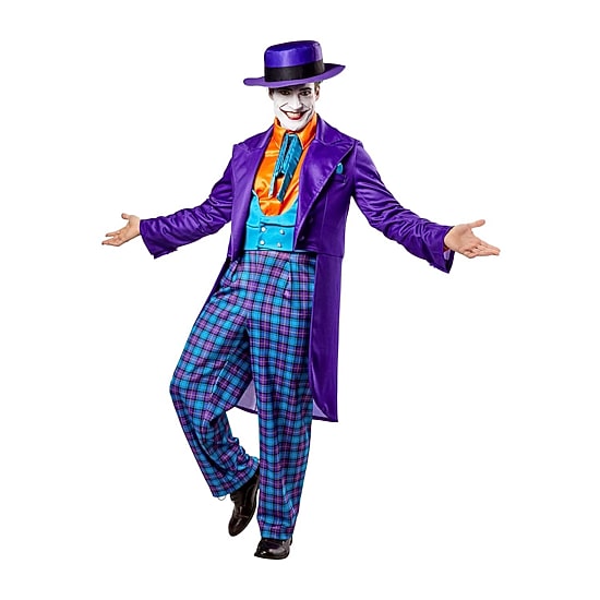 Mens Batman 1989 The Joker Deluxe DC Comics 6-pc. Costume Set