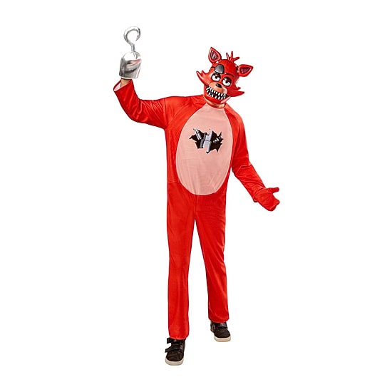 Unisex Adult Foxy With Mask Five Nights at Freddys 4-pc. Costume