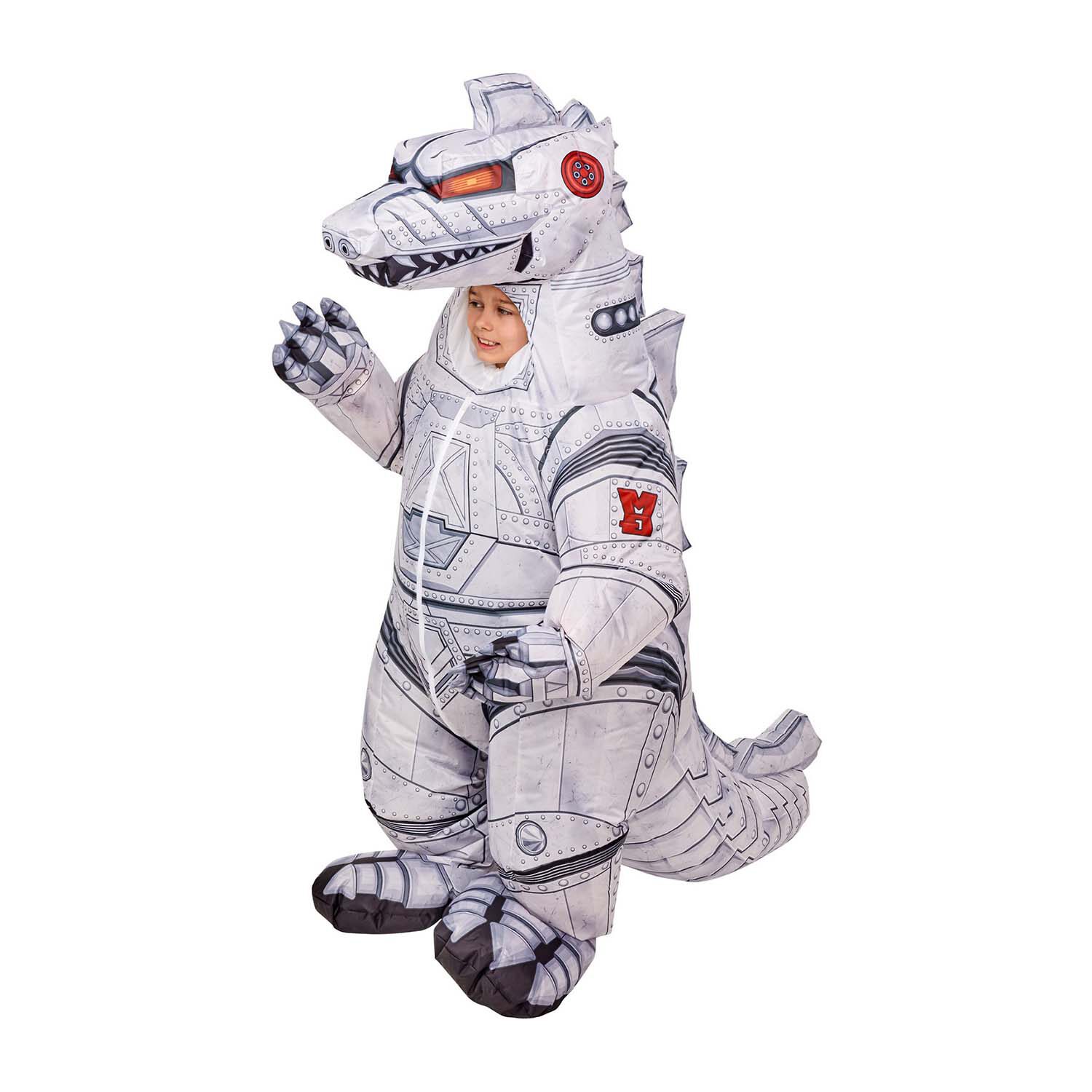 Little & Big Kid Boys Godzilla Classic Mechagodzilla Inflatable Kids Costume Godzilla 2-pc. Costume