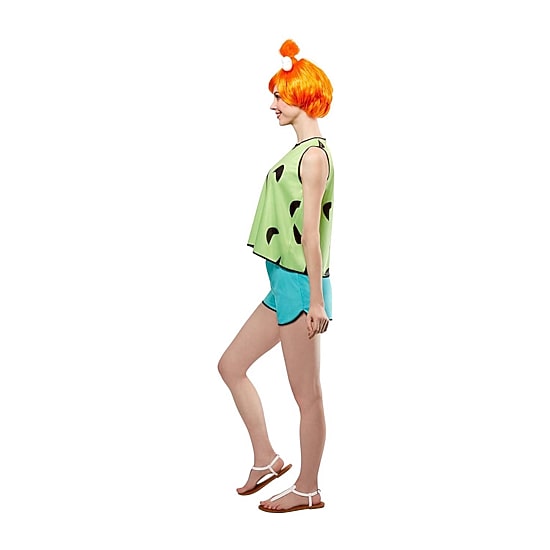 Womens Pebbles Womens With Wig The Flintstones 3-pc. Costume