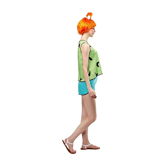 Womens Pebbles Womens With Wig The Flintstones 3-pc. Costume