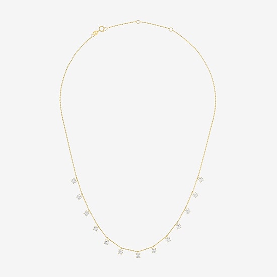 Diamond Addiction (G-H,Si2-I1) Womens 2 CT. T.W. Lab Grown White Diamond 10K Gold 18 Inch Pendant Necklace