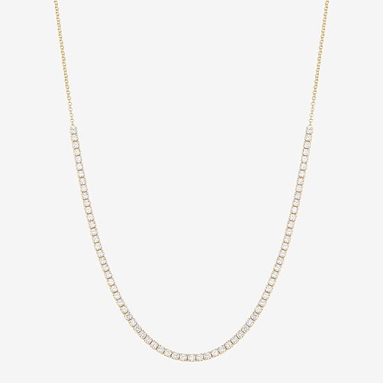 Diamonart Womens Sterling Silver 16 Inch Paperclip Chain Necklace