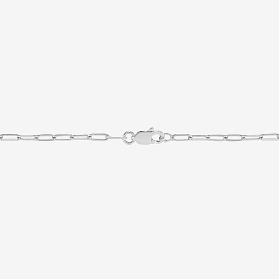 Diamonart Womens Lab Created White Cubic Zirconia Sterling Silver Cushion 18 Inch Pendant Necklace
