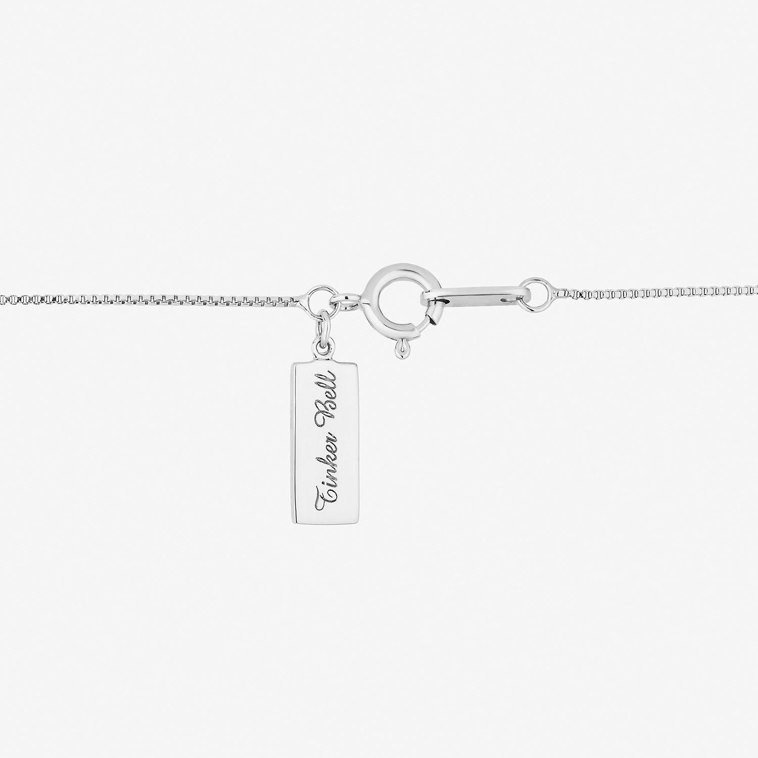 Tinkerbell Womens 1/10 CT. T.W. Genuine White Mother Of Pearl 14K Two Tone Gold Over Silver Round 18 Inch Pendant Necklace