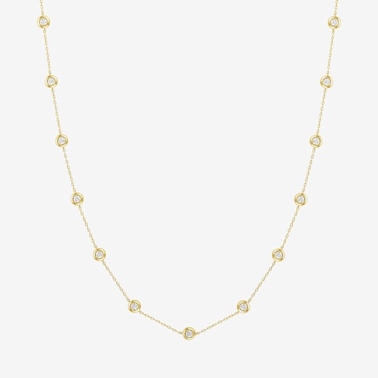 Diamond Addiction (G-H, Si2-I1) Womens 2 CT. T.W. Lab Grown White Diamond Sterling Silver 18 Inch Pendant Necklace
