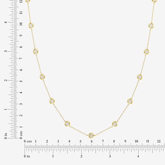 Diamond Addiction (G-H, Si2-I1) Womens 2 CT. T.W. Lab Grown White Diamond Sterling Silver 18 Inch Pendant Necklace