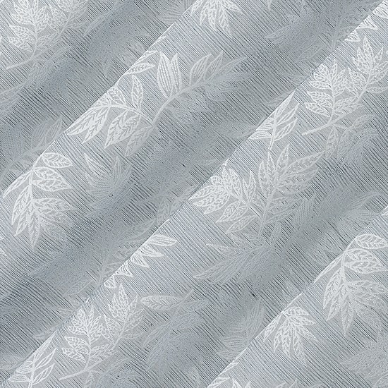 No 918 Koda Woven Jacquard Leaf Rod Pocket Light-Filtering Single Curtain Panel