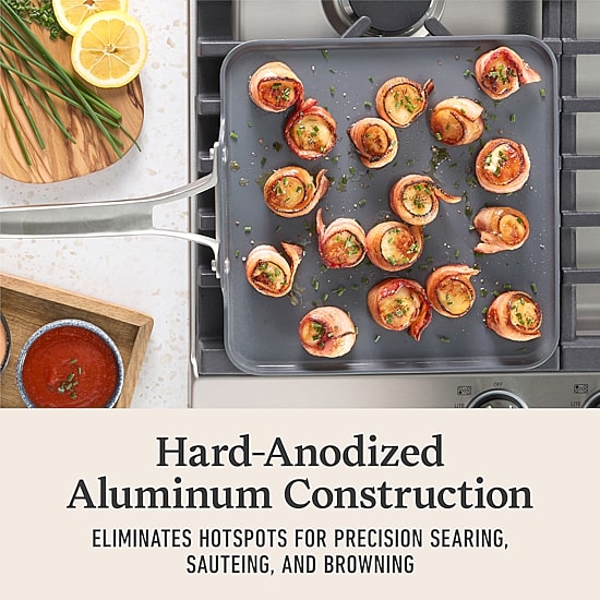 Calphalon Premier Ceramic 11" Square Griddle Pan