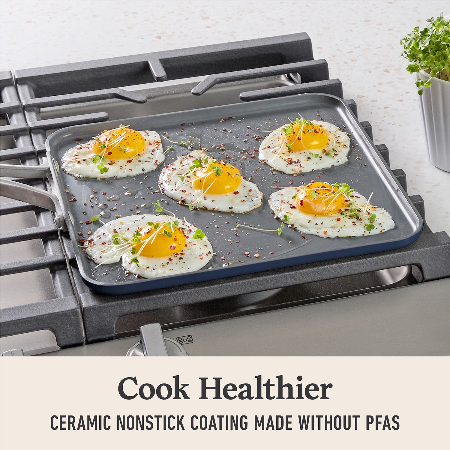 Calphalon Premier Ceramic 11" Square Griddle Pan