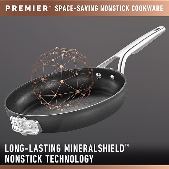 Calphalon Premier Space-Saving Hard Anodized 10-pc. Cookware Set