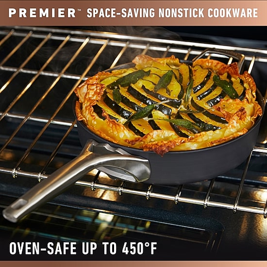 Calphalon Premier Space-Saving Hard Anodized 10-pc. Cookware Set
