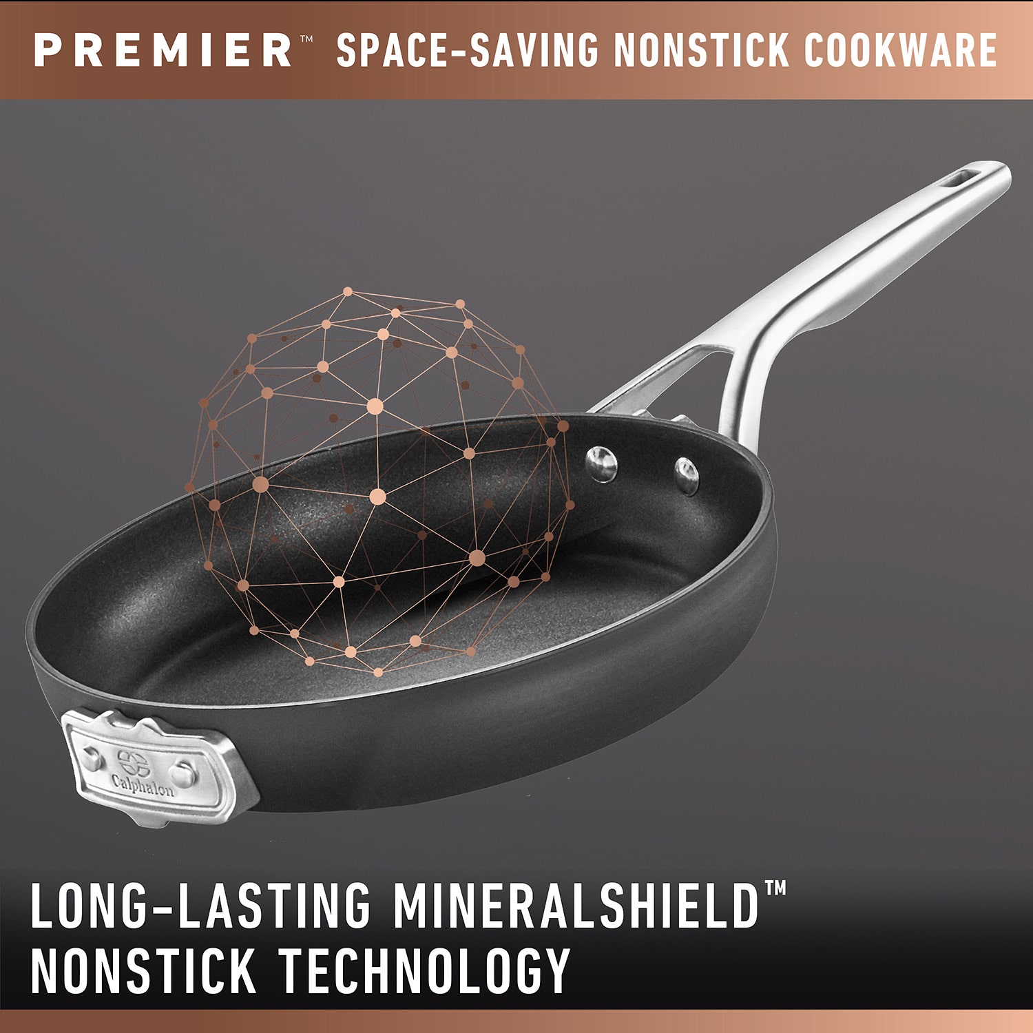 Calphalon Premier Space-Saving Hard Anodized 5-qt. Saute Pan