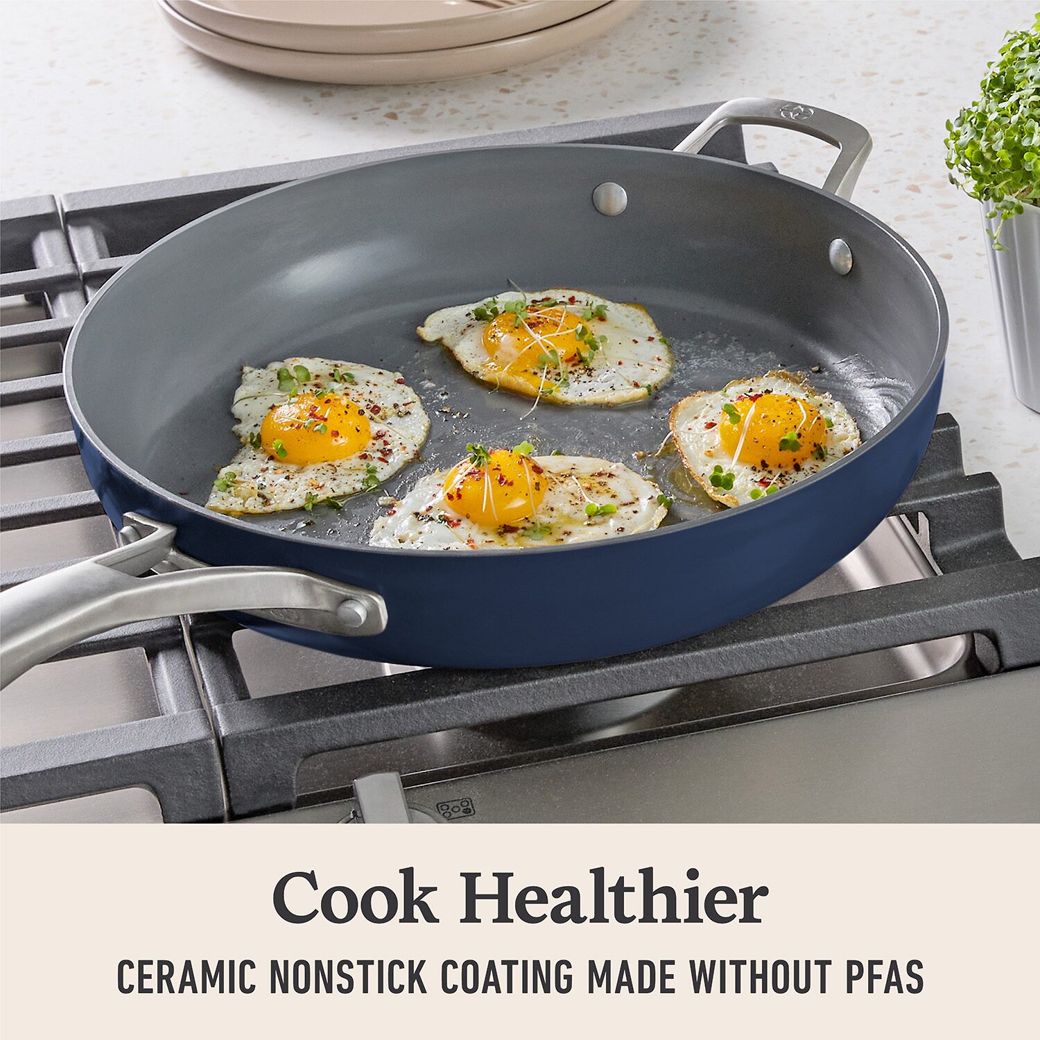 Calphalon Premier Ceramic 12" Frying Pan