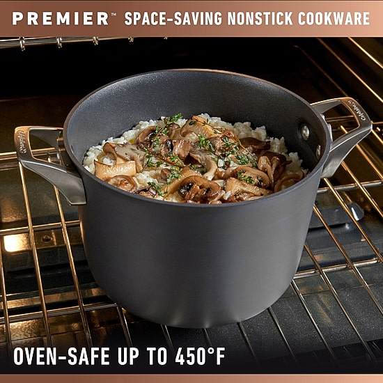Calphalon Premier Space-Saving 12-qt. Stockpot