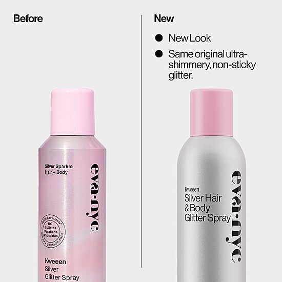 Eva Nyc Kweeen Silver Hair & Body Glitter