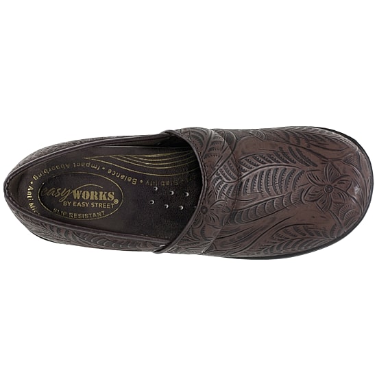 Easy Works By Easy Street Lyndee Womens Round Clogs