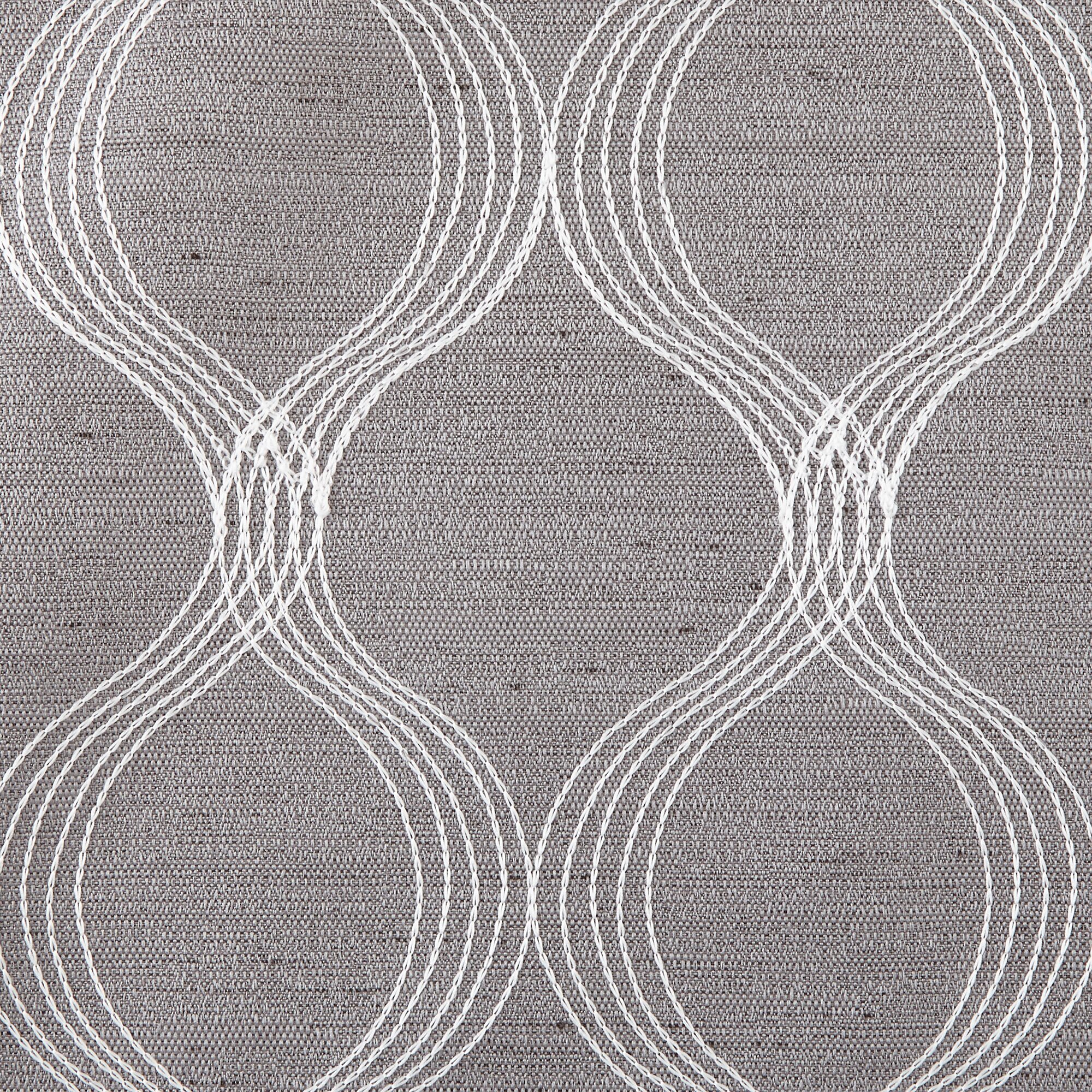 Max Blackout Prescott Grommet Top Embroidered 100% Single Curtain Panel