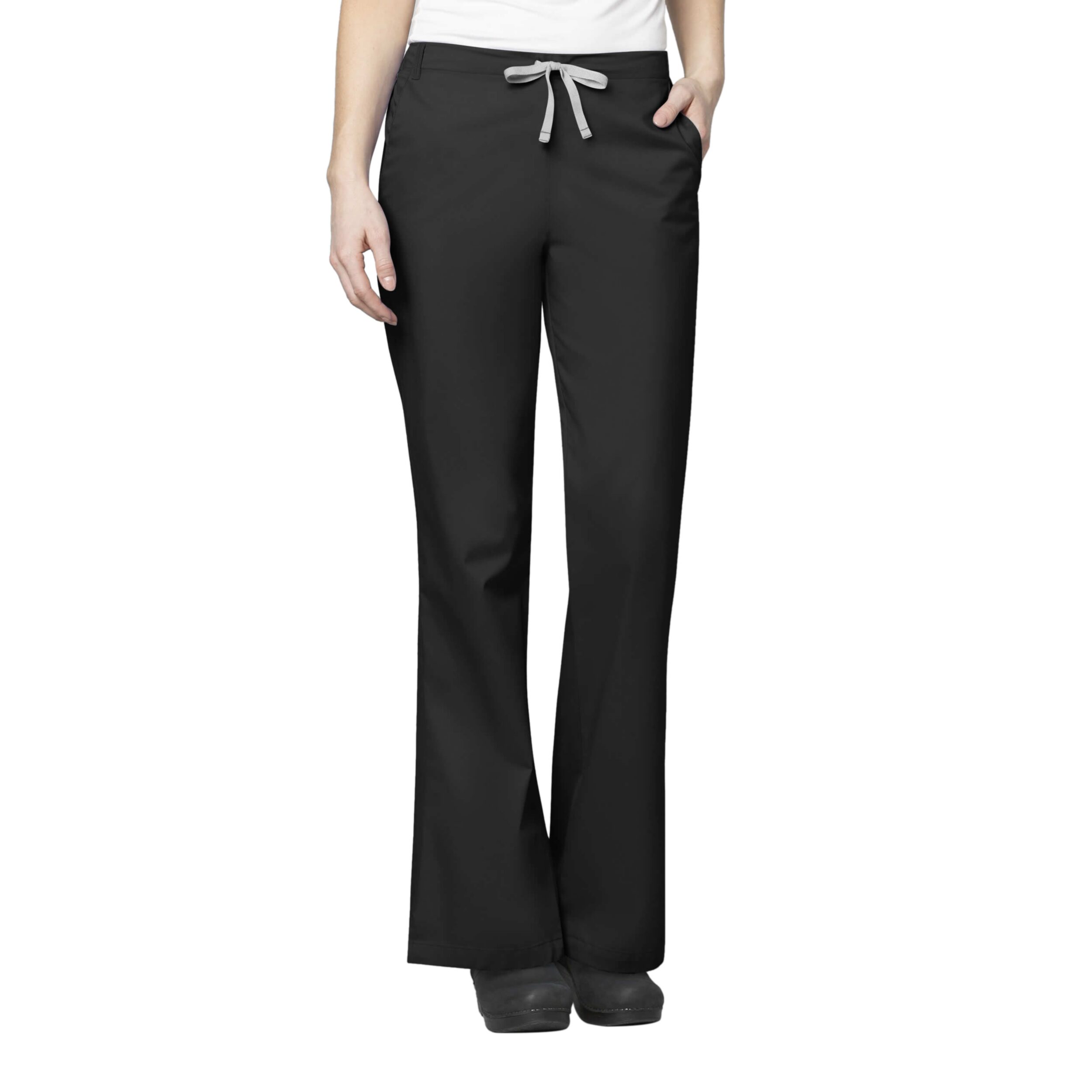 Wink® Wonderwork 502 Flare Womens Petite Tag Free Scrub Pant