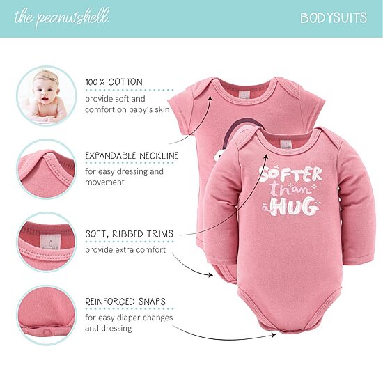 The Peanutshell 0-3m Rainbow Safari Baby Unisex Knit 23-pc. Baby Clothing Set