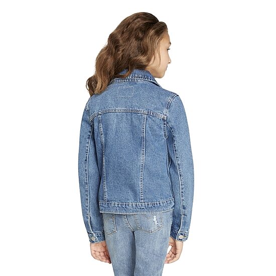 Levi's® Big Kid Girls Denim Lightweight Puffer Jacket