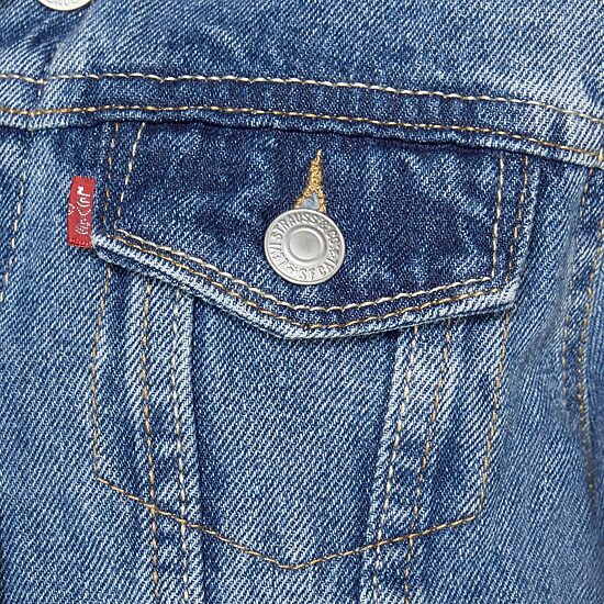 Levi's® Big Kid Girls Denim Lightweight Puffer Jacket