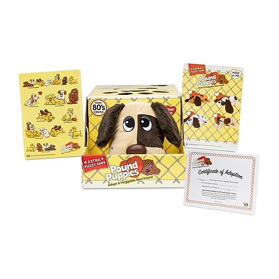Retro Pound Puppies Classic Light Brown Stuffed Animal