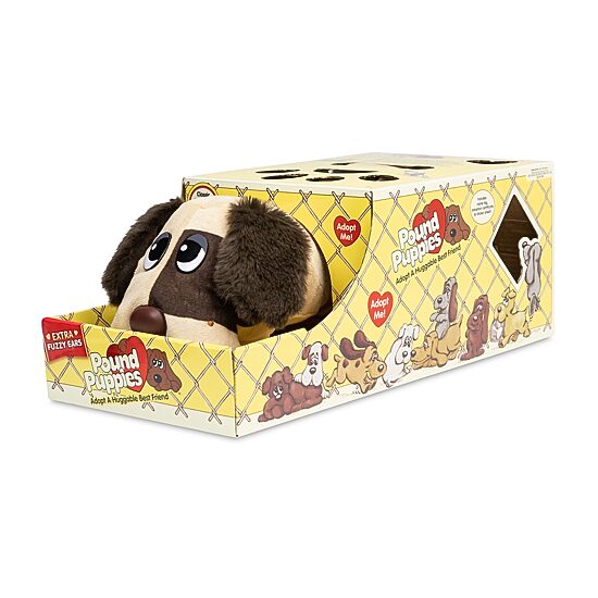 Retro Pound Puppies Classic Light Brown Stuffed Animal