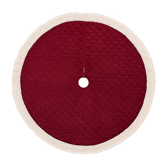 Queen Street Cozy Sherpa Quilted Indoor Tree Skirt