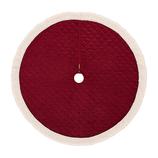 Queen Street Cozy Sherpa Quilted Indoor Tree Skirt