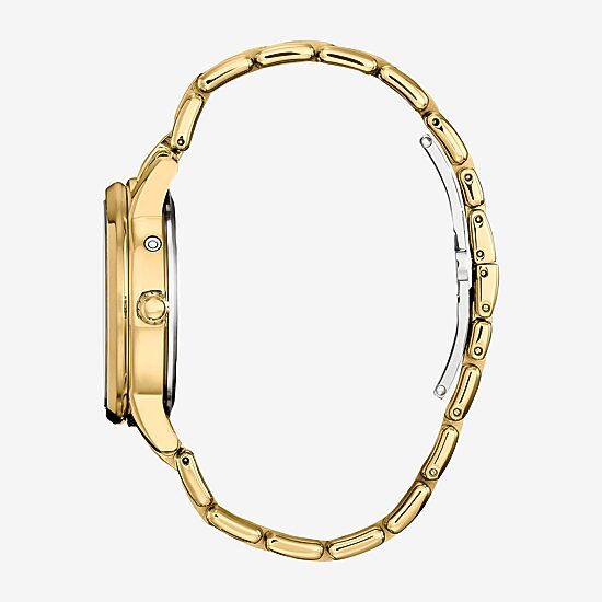 Citizen Calendrier Womens Gold Tone Stainless Steel Bracelet Watch Fd0002-57d