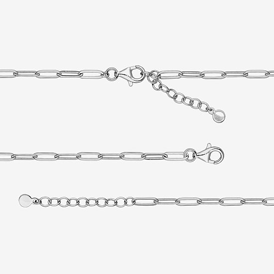 Paris 1901 By Charles Garnier Womens Sterling Silver Solid 7 Inch Link Bracelet