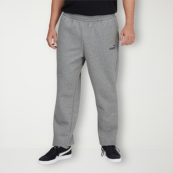 PUMA Mens Straight Mid Rise Regular Fit Big and Tall Sweatpant