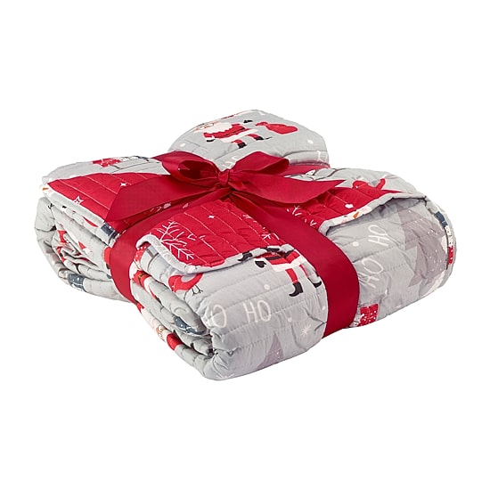 Avanti Ho Ho Ho Reversible Quilt Set
