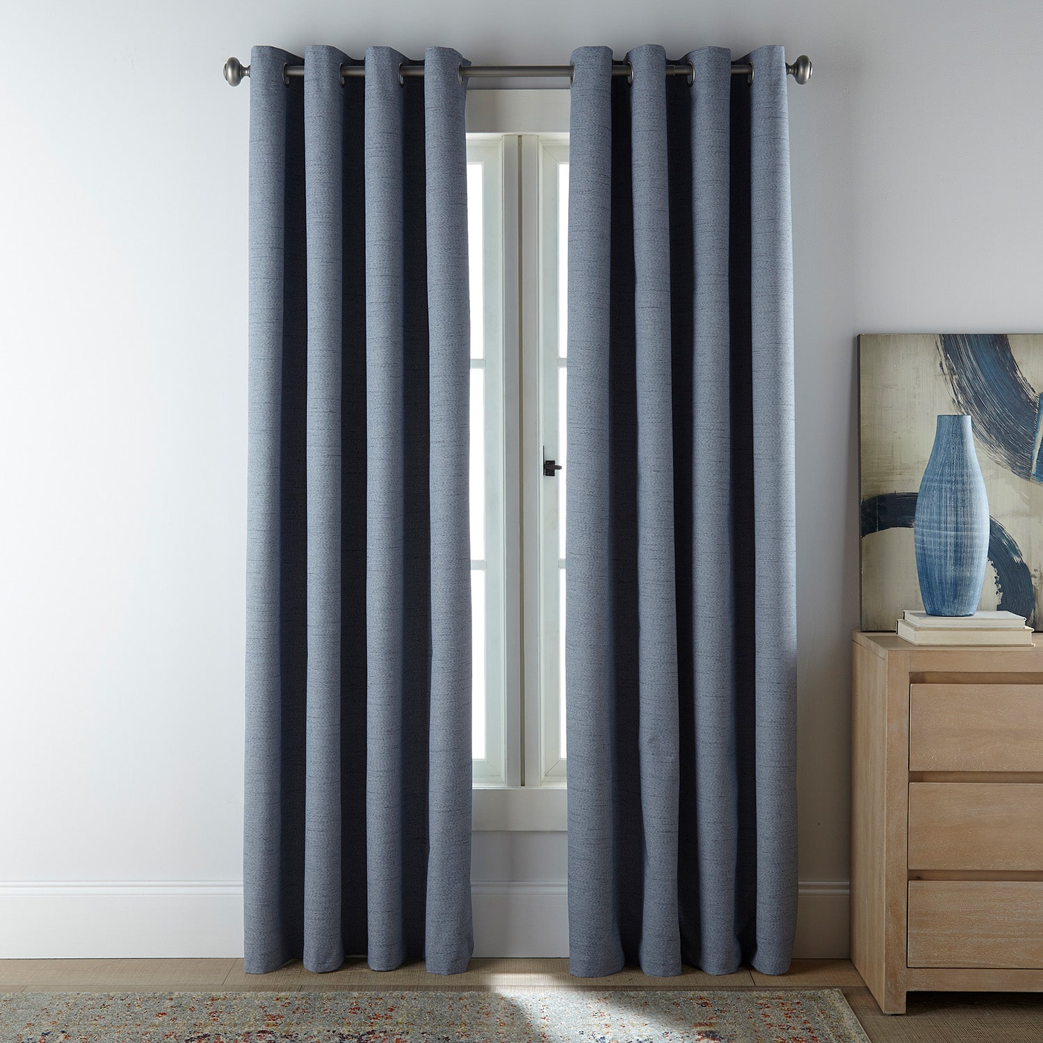 Stratford Park Annika Grommet Top Blackout Set of 2 Curtain Panel