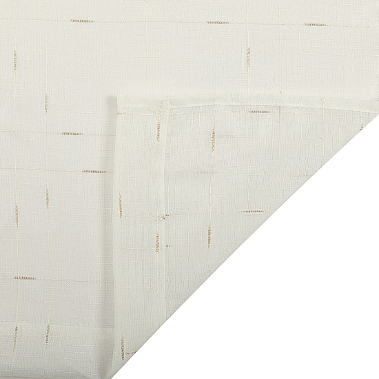 Stratford Park Brie Grommet Top Sheer Set of 2 Curtain Panel
