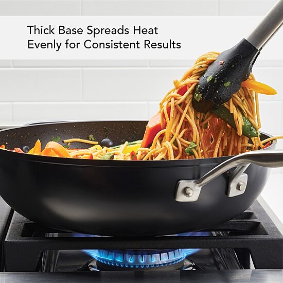 KitchenAid Hard Anodized 12.25" Wok