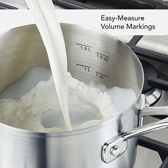 KitchenAid Stainless Steel 3-qt. Sauce Pan with Lid