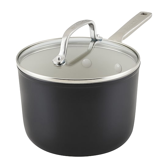 KitchenAid Ceramic 3-qt. Covered Sauce Pan