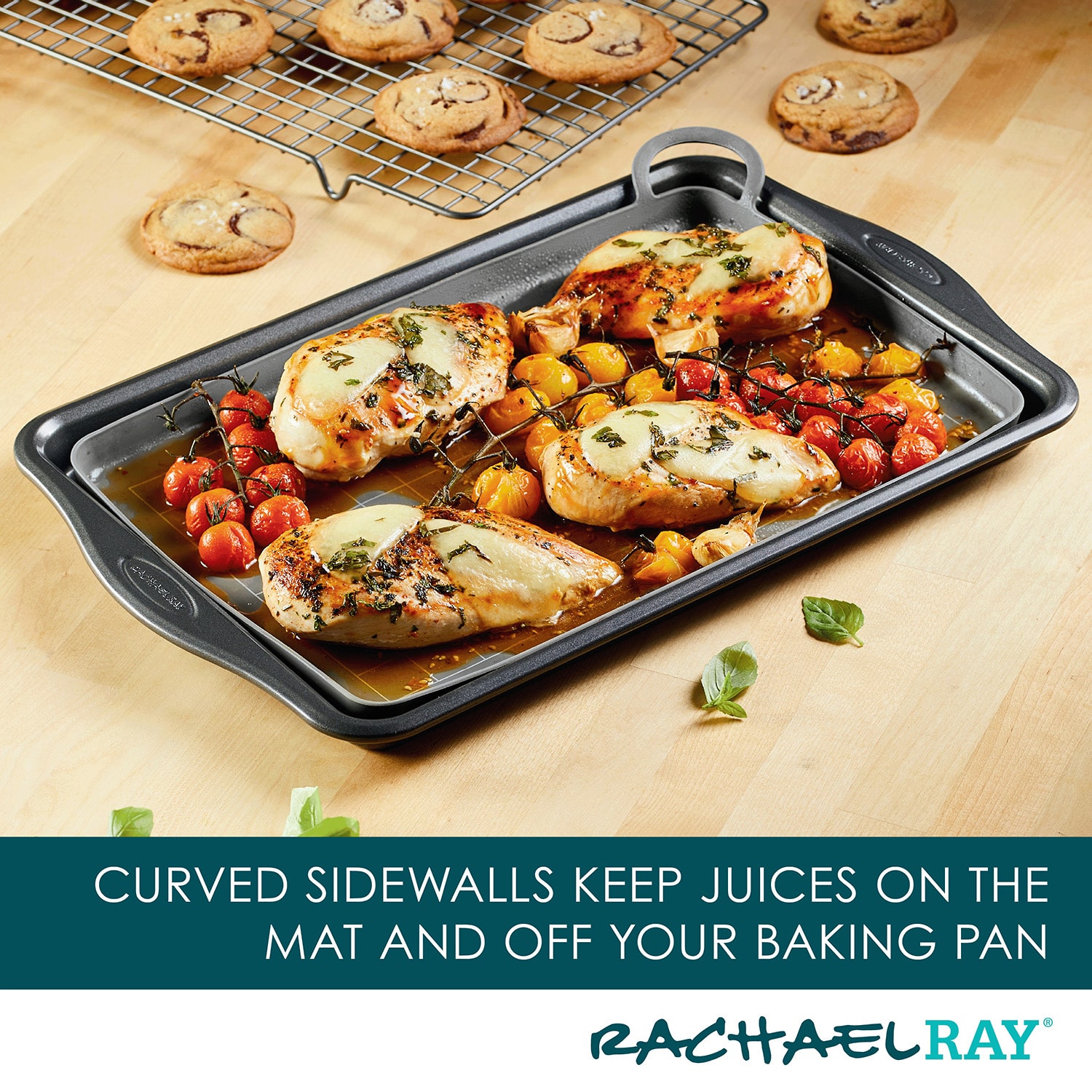 Rachael Ray Silicone 14.75X10" Baking Mat