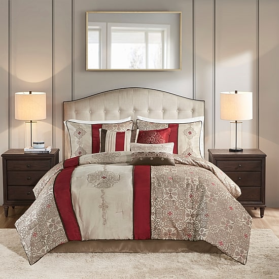 Madison Park Blaine 7-pc. Jacquard Comforter Set
