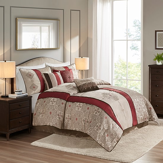 Madison Park Blaine 7-pc. Jacquard Comforter Set